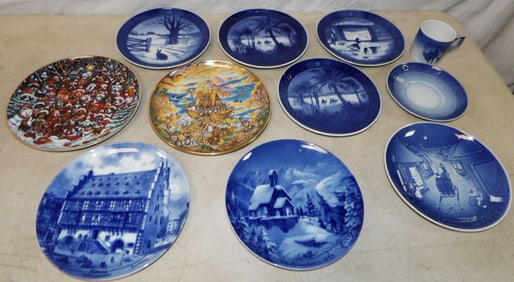 lot of porcelain plates