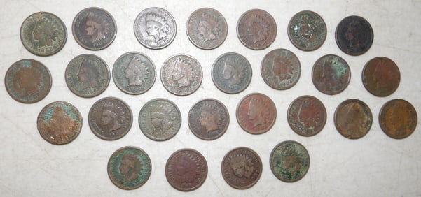 collection of Indian head pennies, (loose in bag)