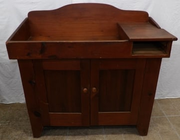 antique pine dry sink