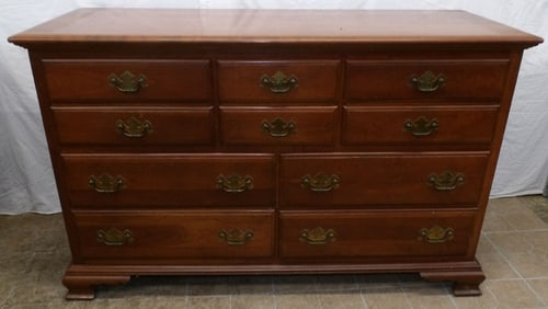 cherry 10 drawer chest by Kling