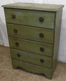 painted four drawer child's chest