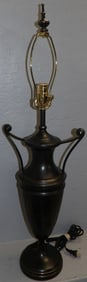 Large Modern Neoclassical Style Double Handle Urn Form Lamp