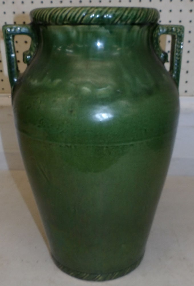 Large Painted Pottery Urn (1 of 5)