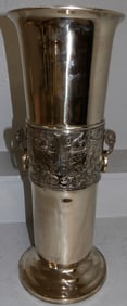 Polished Brass Oriental Umbrella Stand