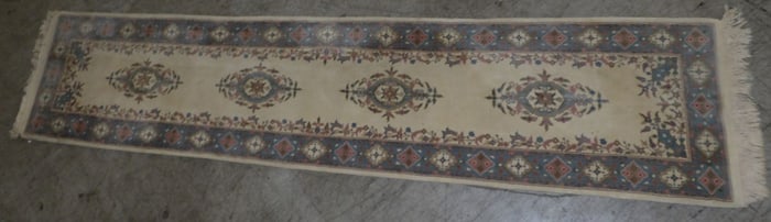 2' 6" x 11' 10" Hand Made Oriental Runner
