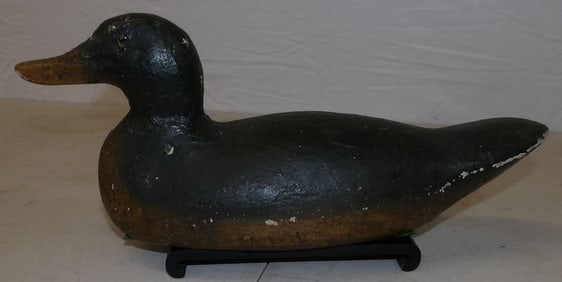 Painted Ceramic Duck on Stand by Ethan Allen