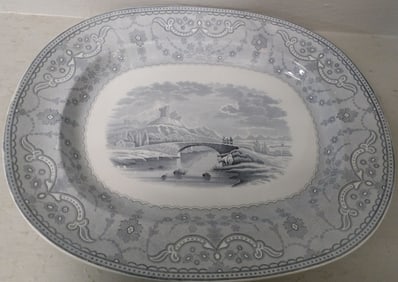 Antique Copeland Transferware Platter