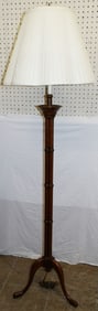 Cherry Faux Bamboo Floor Lamp