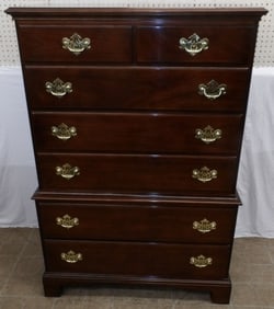 Cherry Two Over Five Drawer Chest by Statton