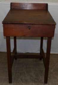 Antique Pine School Masters Desk