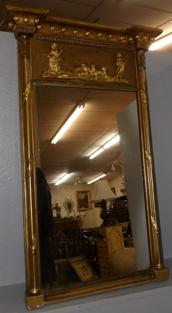 19th Century Regency Gilded Frame Mirror (1 of 4)