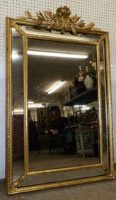 Large Ornate Venetian Style Parclose Form Mirror