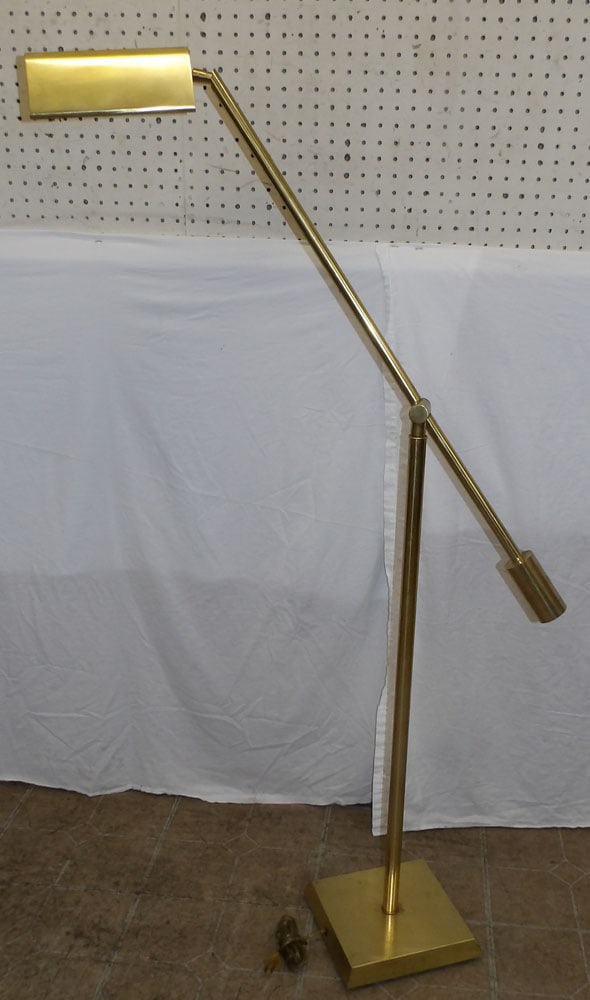 Modern Adjustable Brass Floor Lamp (1 of 4)