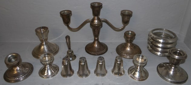 Lot of Sterling Weighted Items