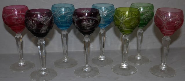Eight Cut to Clear Brandy Tasters