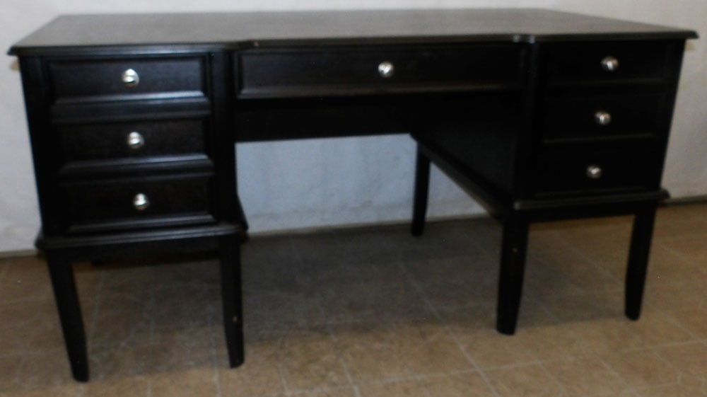 Modern Mahogany Desk (1 of 6)