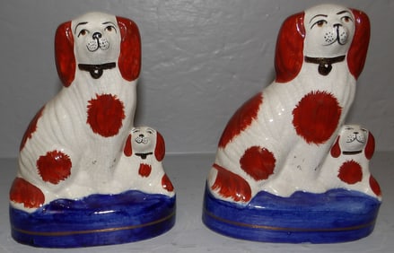 Pair of Staffordshire Spaniels