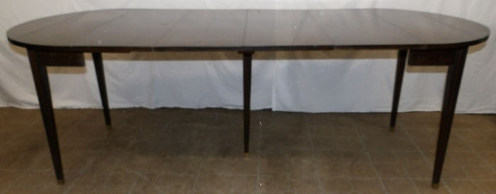 Mahogany Drop Leaf Dining Table with Four Leaves by Henkel Harris
