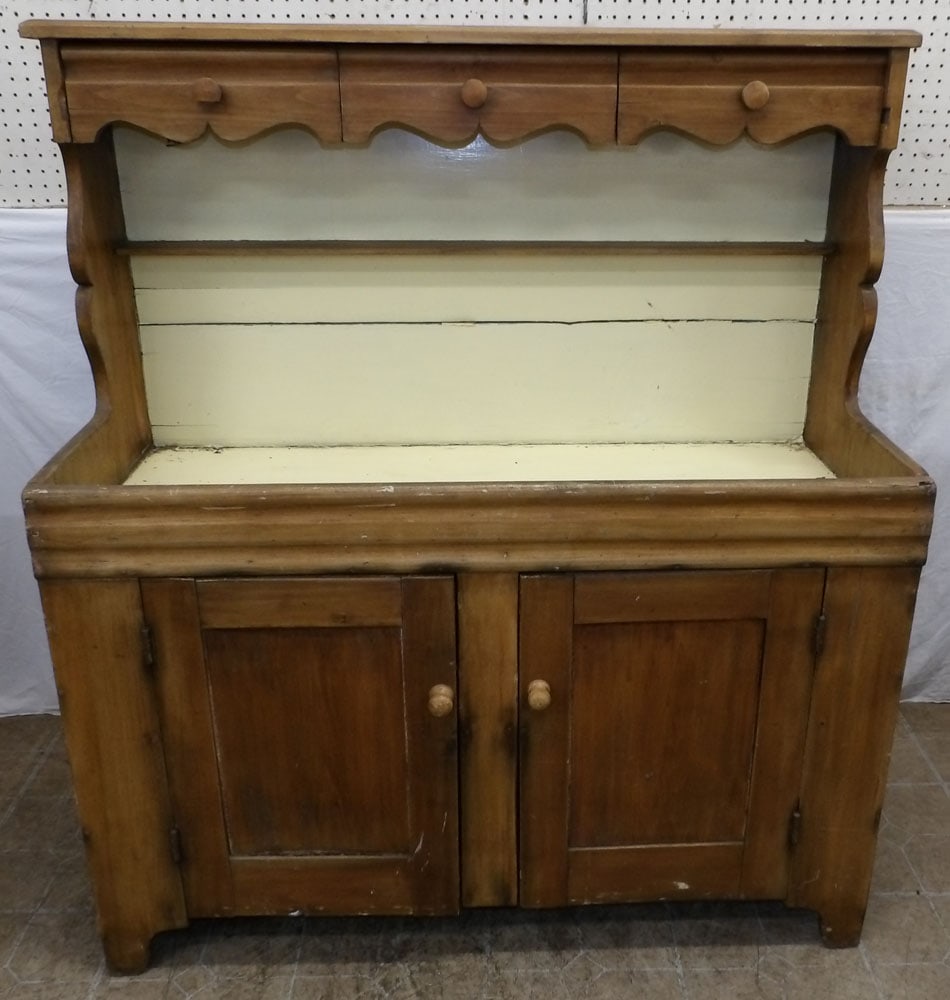 19th century cherry dry sink (1 of 6)
