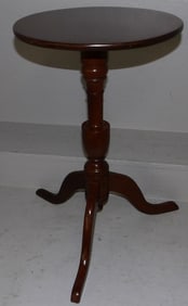 antique cherry candle stand