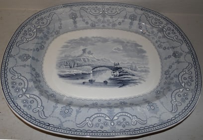 antique English Copeland porcelain platter