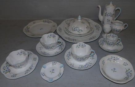 15 piece Shelley porcelain tea set