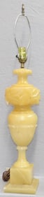 carved Alabaster lamp