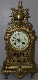 cast bronze French clock