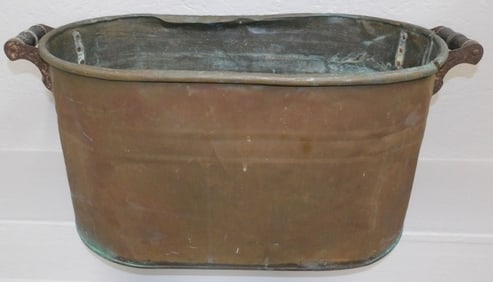 antique copper pot