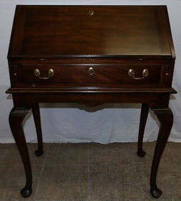 Mahogany Slant Front Ladies Desk by Henkel Harris
