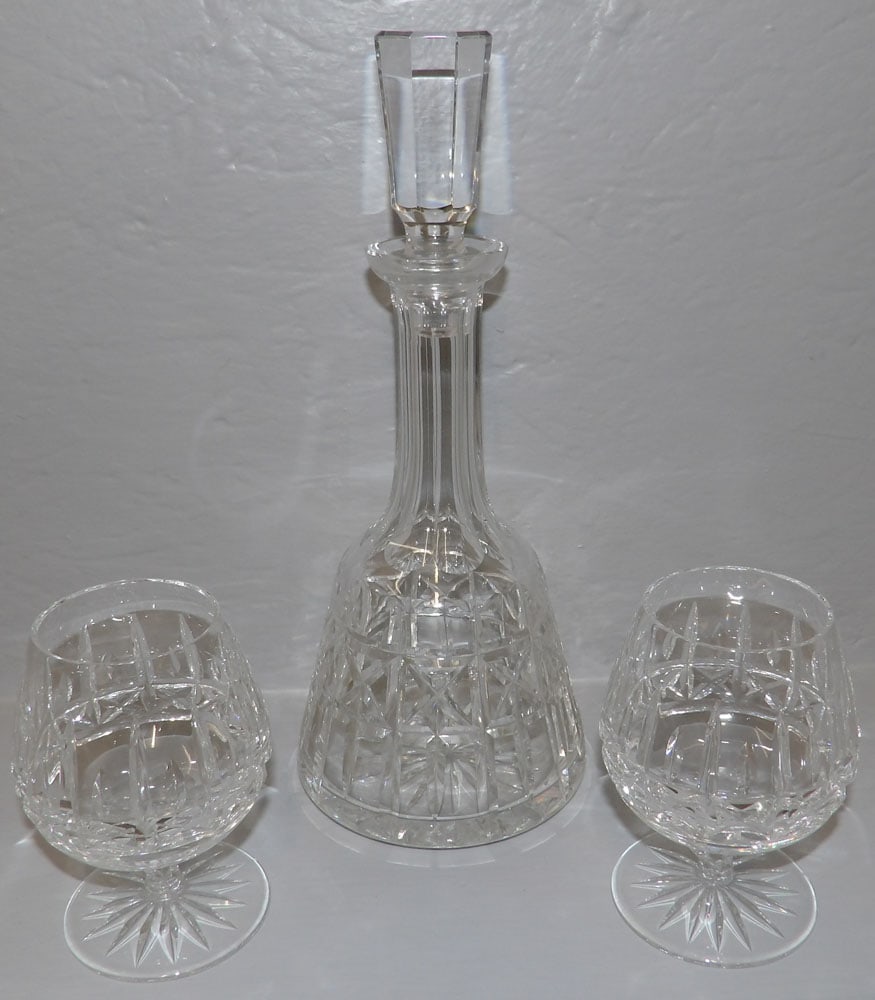 Waterford Crystal Decanter & Two Waterford Brandy Sniffers (1 of 4)