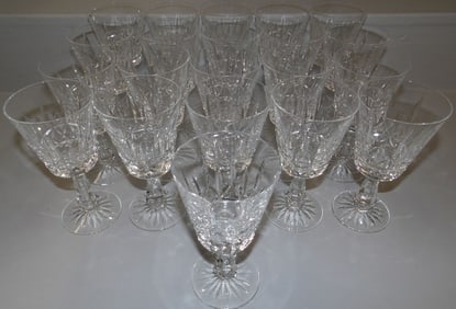 21 Waterford wine glasses
