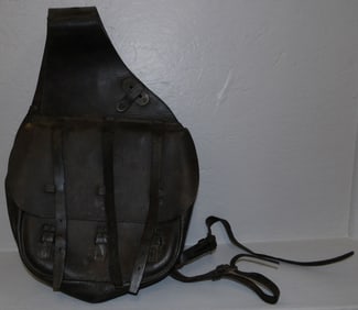 leather saddle bag