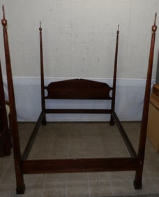 cherry pencil post queen size bed by Channel from Virginia