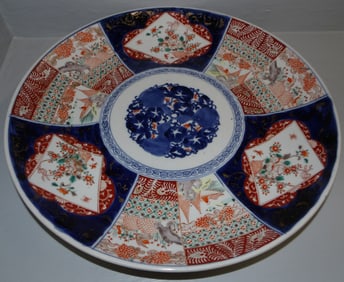 antique Imari porcelain charger