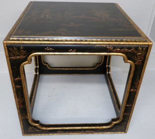 Chinoiserie Paint Decorated Stand
