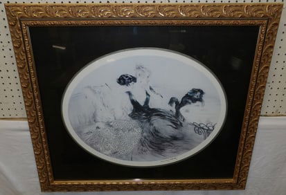 framed Icart print