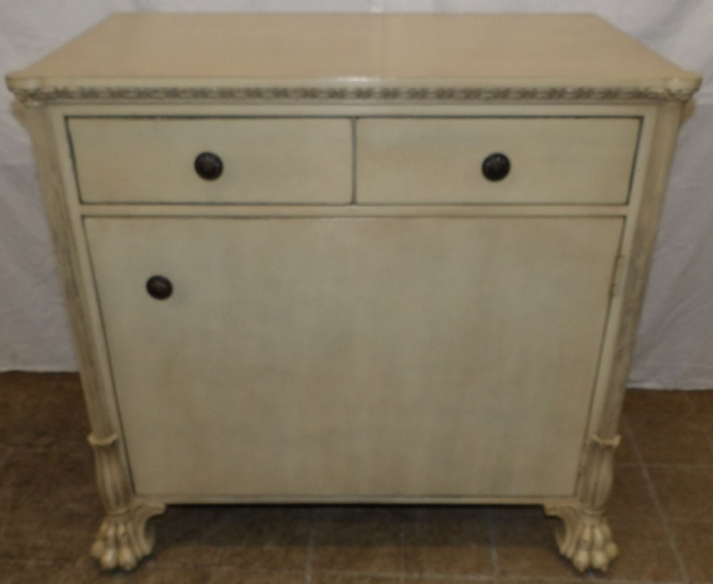 painted two door one door cabinet by Suzanne Kasler for Hickory Chair (1 of 7)