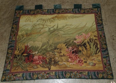 needlepoint hanging tapestry