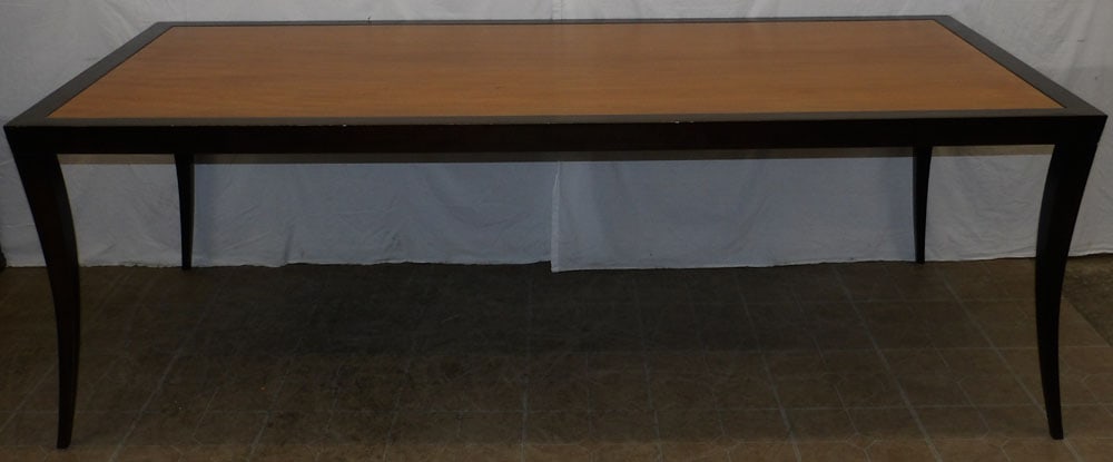 cherry and bleach mahogany modern dining table by Hickory Chair (1 of 7)