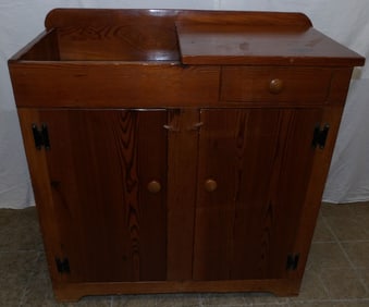 Antique Heart Pine Dry Sink