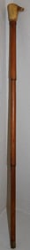 Antique Bone Handle Walking Cane
