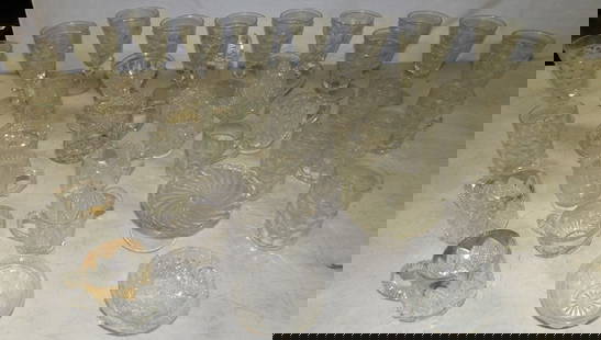Lot of Glass Items : Lot of Glass Items . Up to 6 1/2" H 3" W 3 1/2" D ALL DESCRIPTIONS AND ANY CONDITION STATEMENT GIVEN BY LANGSTON AUCTION GALLERY ARE STRICTLY OPINIONS AND LANGSTON'S SHALL HAVE NO RESPONSIBILITY FOR