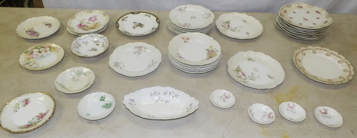 Lot of Hand Painted Porcelain Plates