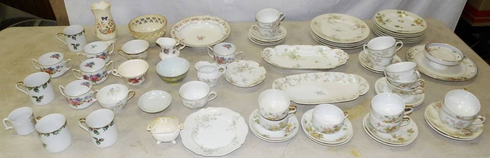 Lot of Hand Painted Porcelain Items : Lot of Hand Painted Porcelain Items . Up to 1 1/2" H 5 1/2" W 12" D ALL DESCRIPTIONS AND ANY CONDITION STATEMENT GIVEN BY LANGSTON AUCTION GALLERY ARE STRICTLY OPINIONS AND LANGSTON'S SHALL HAVE NO