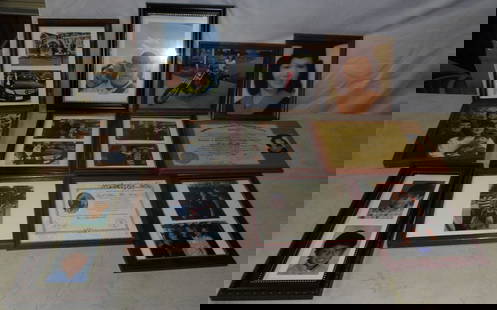 Lot of Photo Frames : Lot of Photo Frames . Up to 14" H 7" W ALL DESCRIPTIONS AND ANY CONDITION STATEMENT GIVEN BY LANGSTON AUCTION GALLERY ARE STRICTLY OPINIONS AND LANGSTON'S SHALL HAVE NO RESPONSIBILITY FOR ERRORS OR