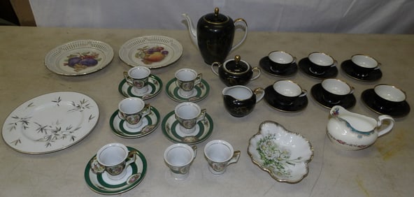 Lot of Hand Painted Porcelain Items