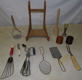 Lot of Country Kitchen Utensils