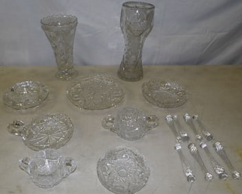 Lot of Cut Glass Items