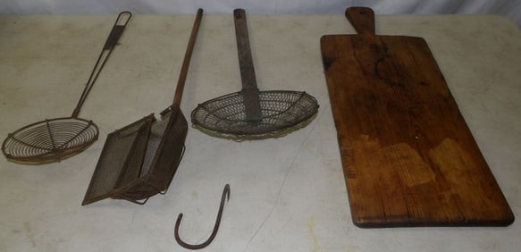 Lot of Antique Country Kitchen Items